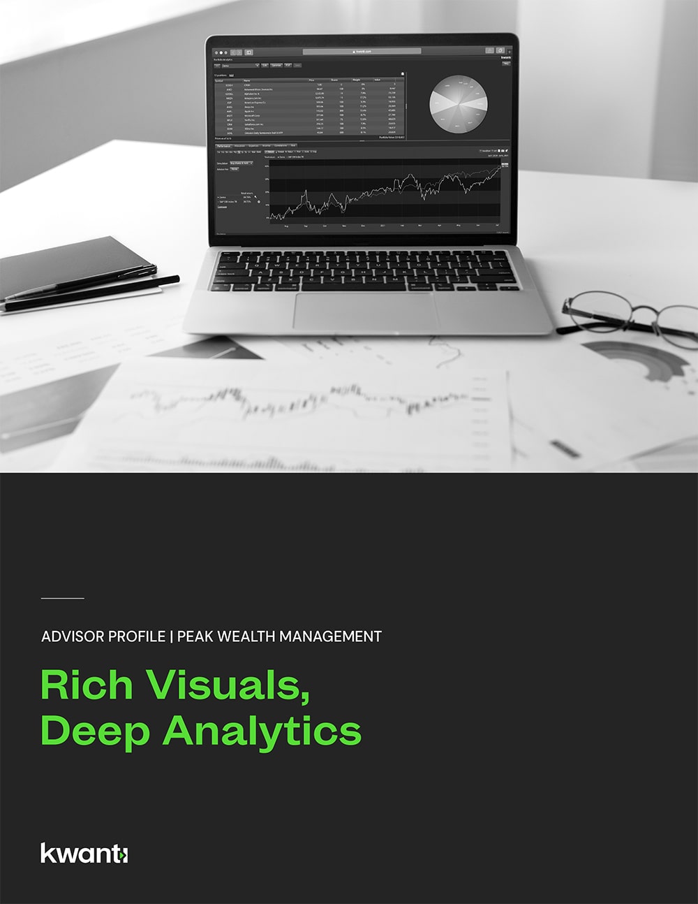 Rich visuals, deep analytics cover