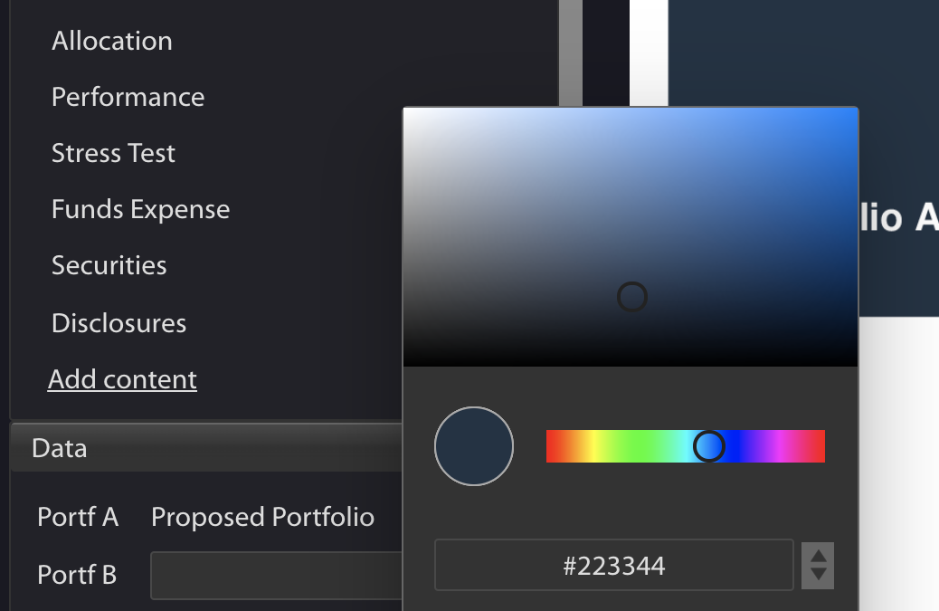 PDF Custom Colors