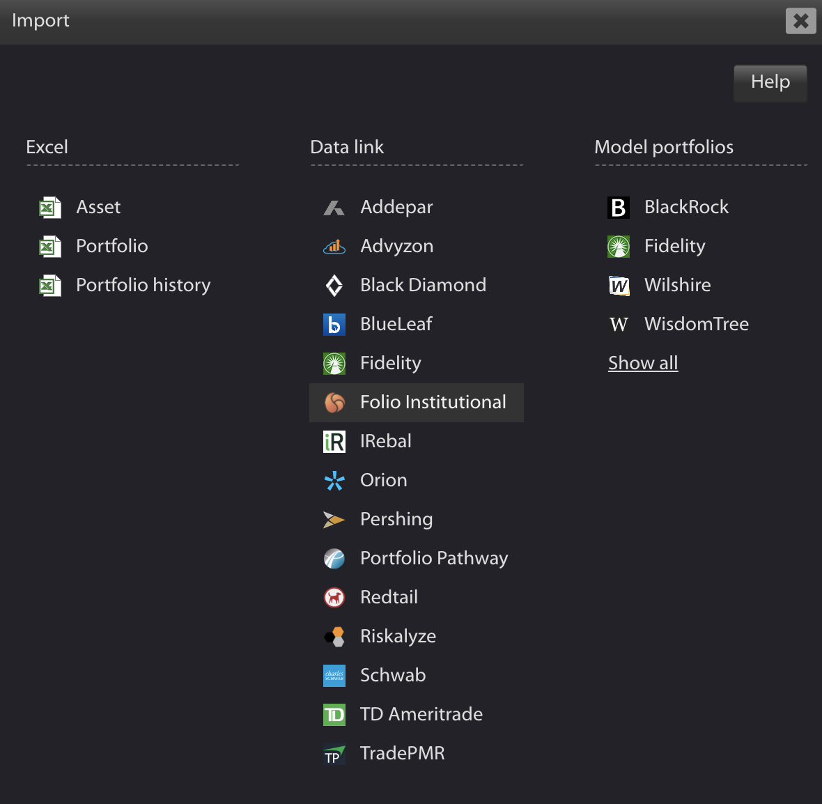 folio institutional login