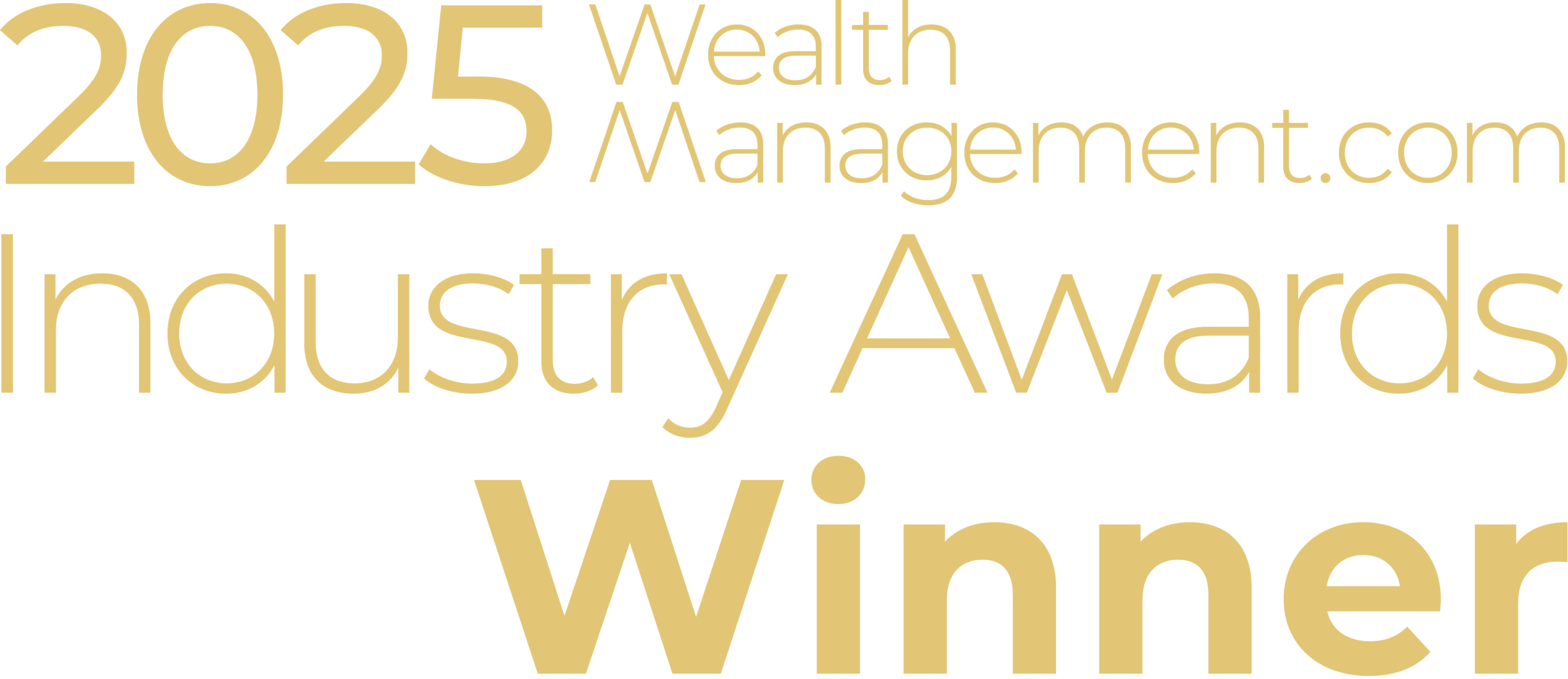 2025 WealthManagemnet.com Industry Awards WInner